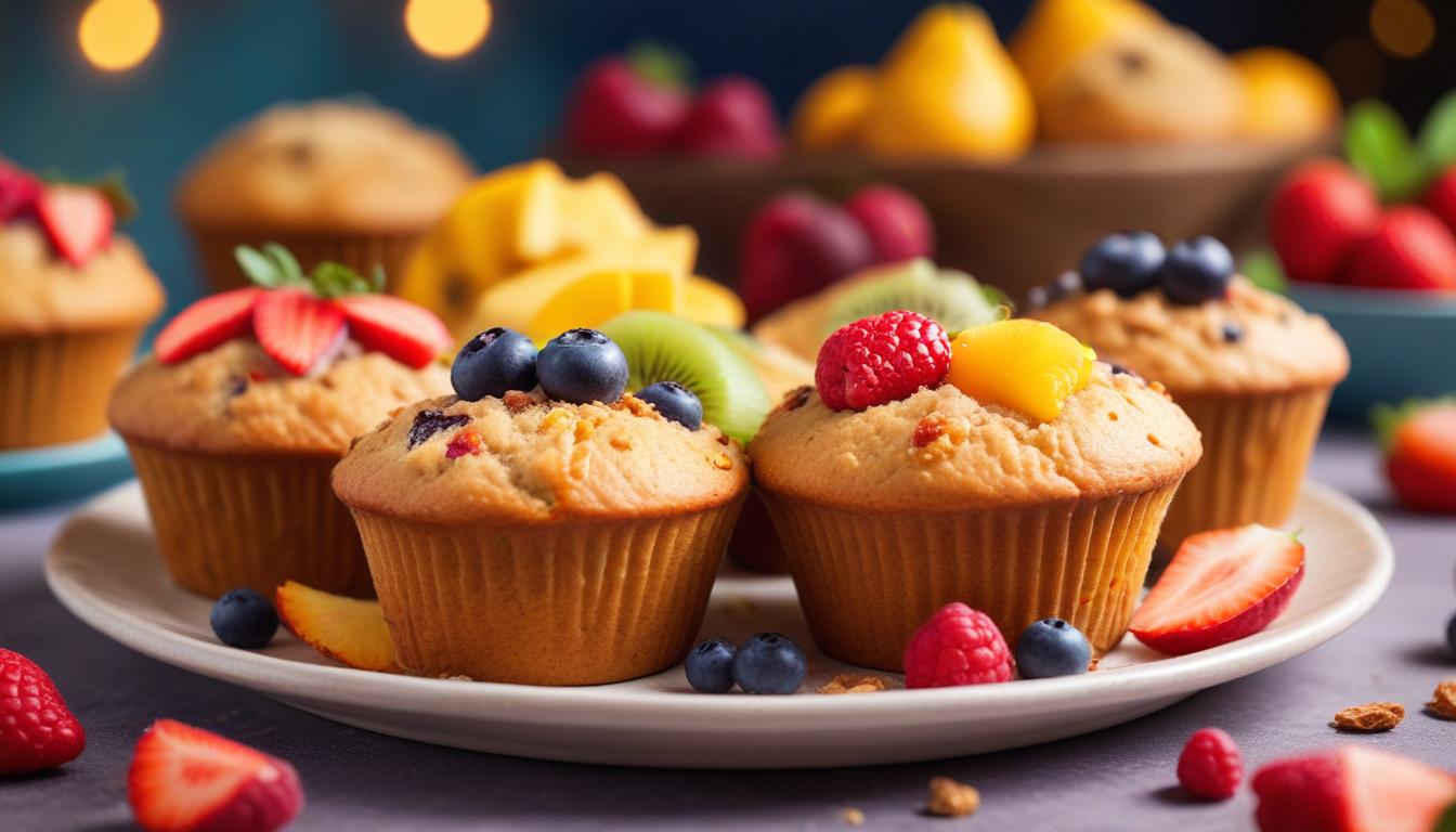 Meyveli Vegan Muffinler ile Sağlıklı Atıştırmalık