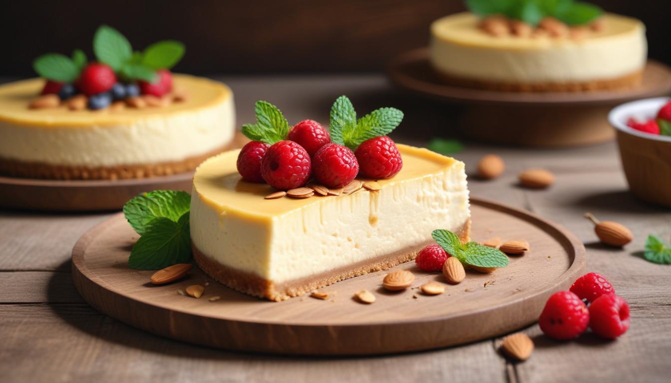 Vegan ve Glütensiz Bademli Cheesecake Tarifi