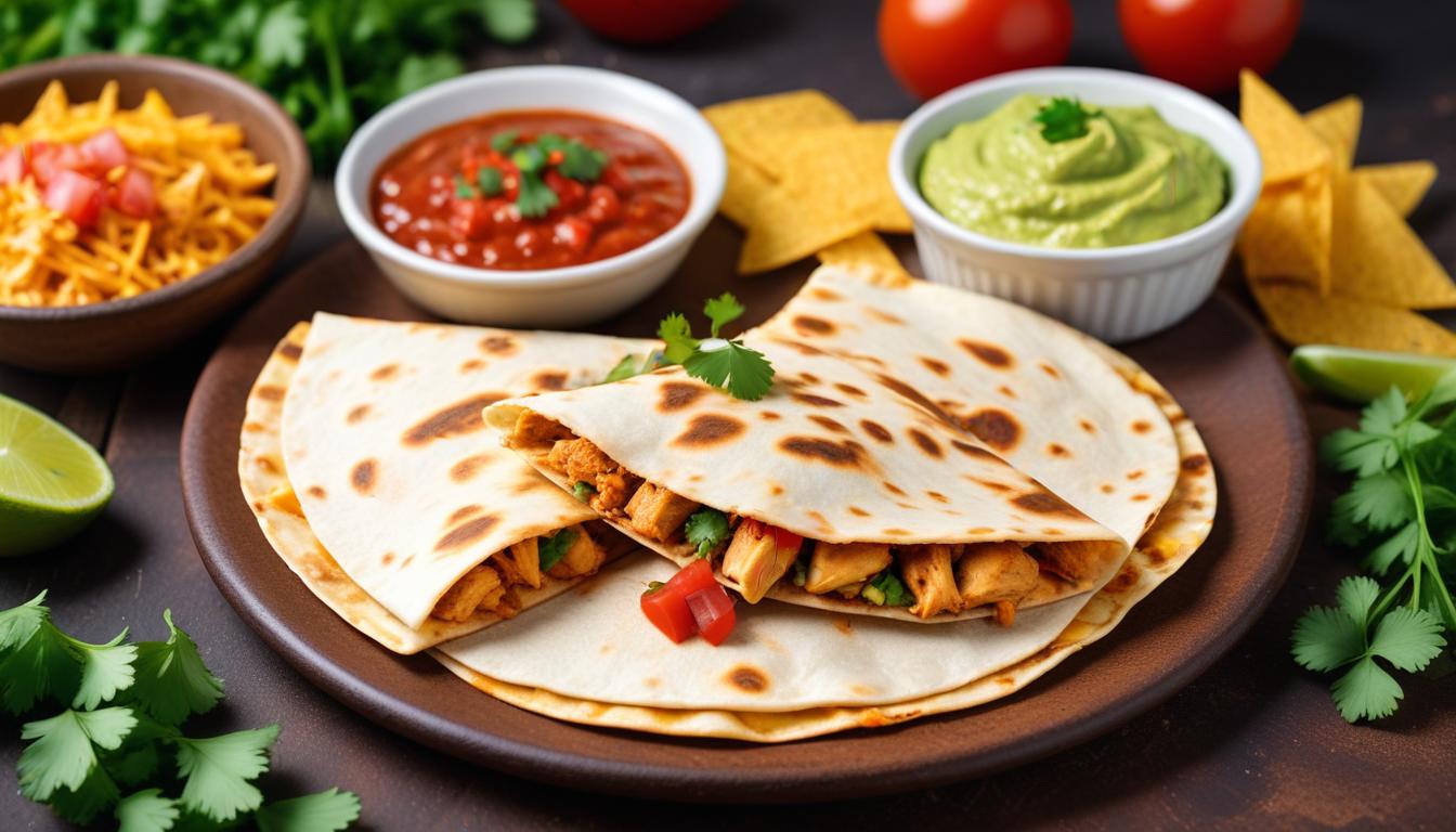 Baharatlı Tavuklu Quesadilla Tarifi