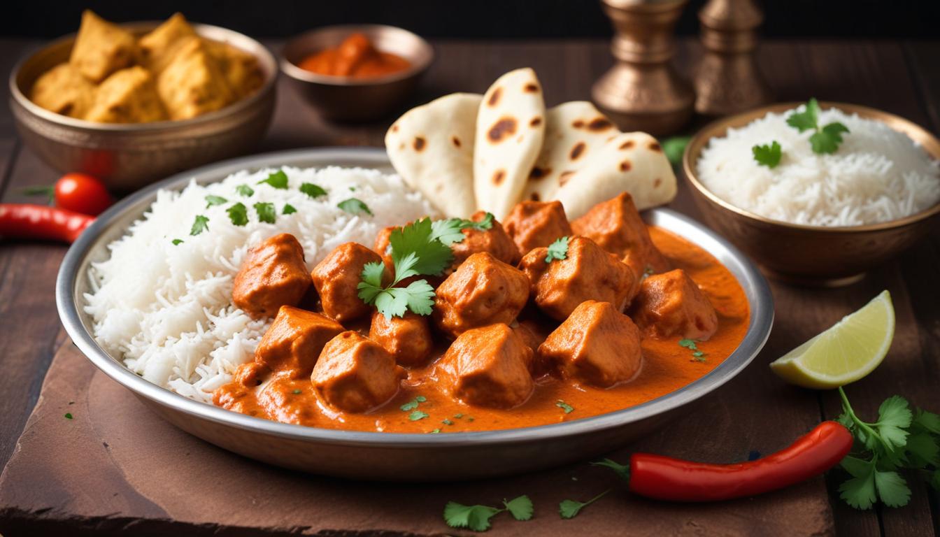 Hindistan'ın Baharatlı Tavuk Tikka Masala'sı
