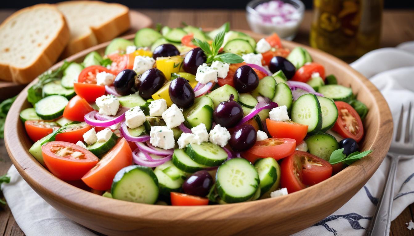 Yunanistan'ın Enfes Horiatiki Salatası