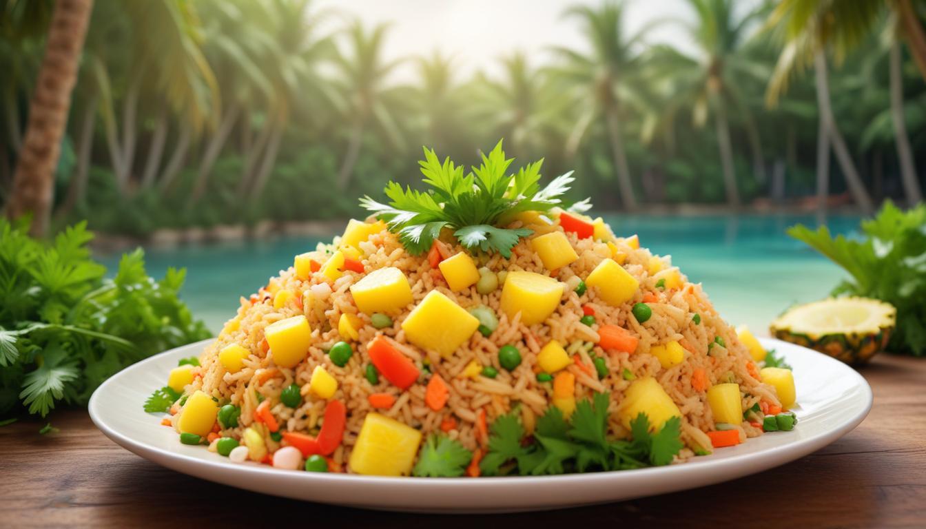 Tayland Usulü Ananaslı Pirinç Kızartması