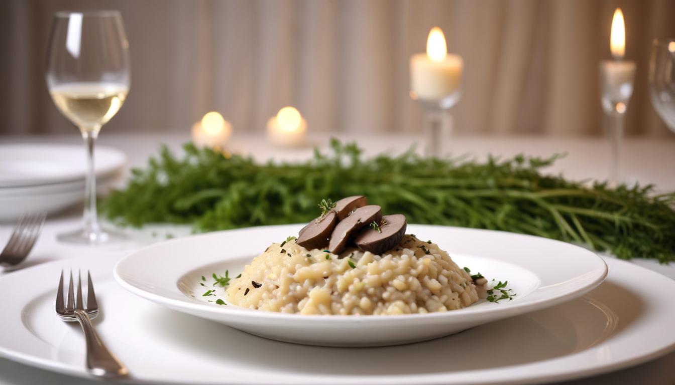 Trüf Mantarlı Risotto: Şıklığın Lezzetle Buluştuğu Tarife