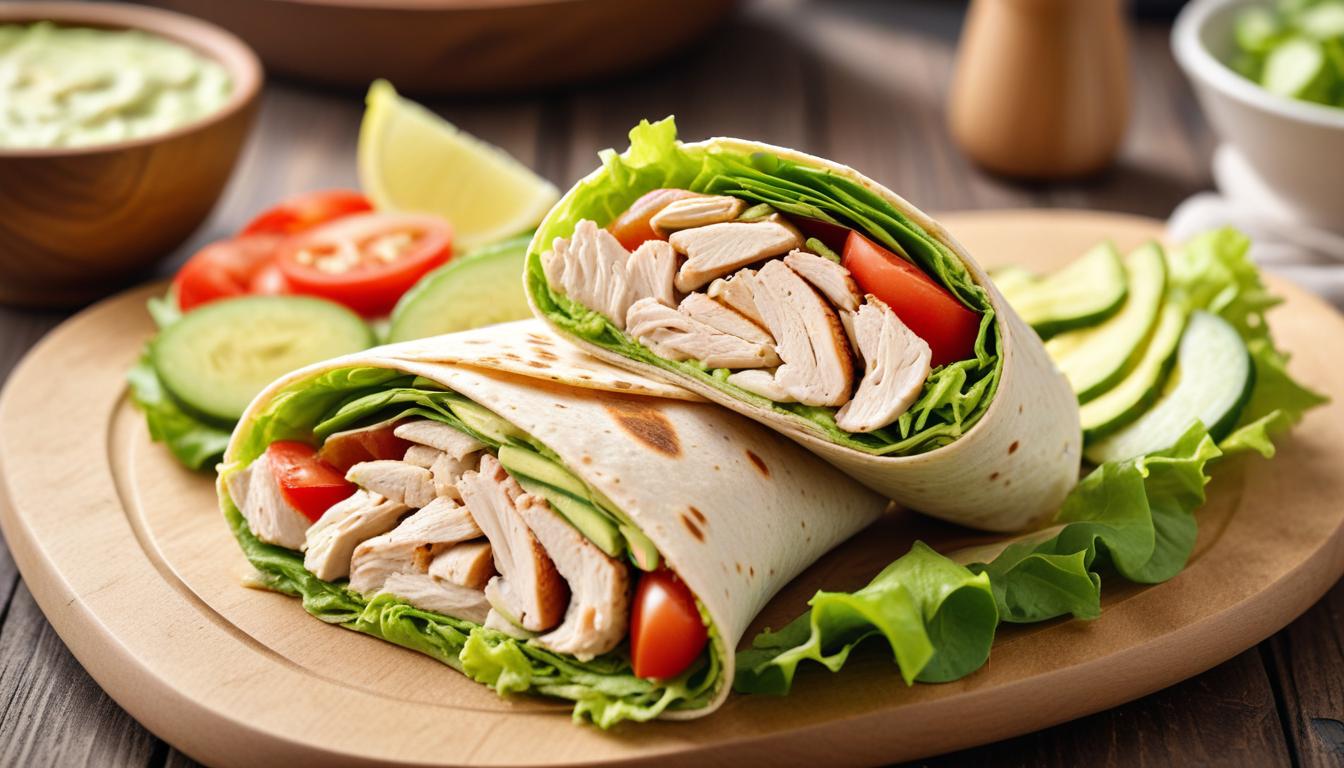 Diyet Dostu Tavuklu Salata Wrap Tarifi